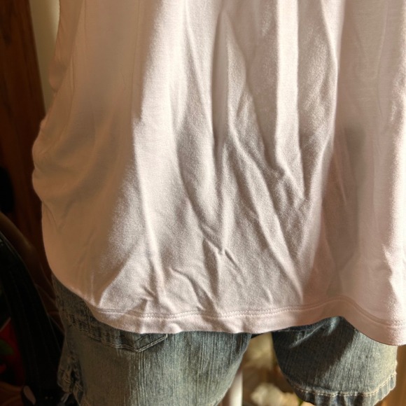 Y2K Women's White Short Sleeve Bow Accent Scoop Neck Blouse Coquette Top - Picture 3 of 8